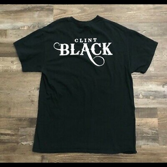 90’s Vintage Clint Black Tour Tee sz Small - Picture 2 of 2